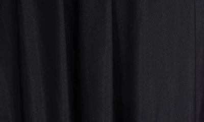 Shop Balenciaga Lace Hem Asymmetric Jersey Midi Skirt In Black