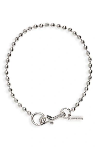 Nike Sterling Silver Ball Chain Necklace