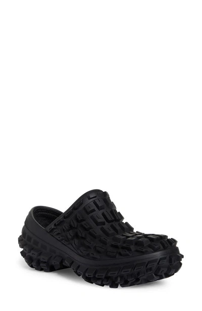 Shop Balenciaga Defender Clog In Black