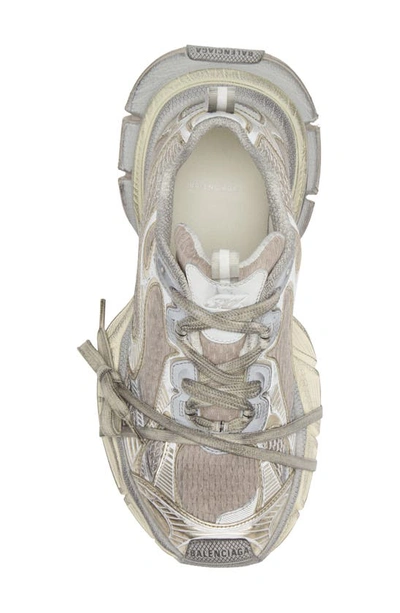 Shop Balenciaga 3xl Sneaker In White/ Silver