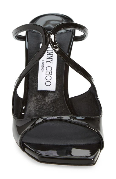 Shop Jimmy Choo Anise Wedge Slide Sandal In Black