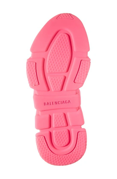 Shop Balenciaga Speed Sneaker Mule In Fluo Pink
