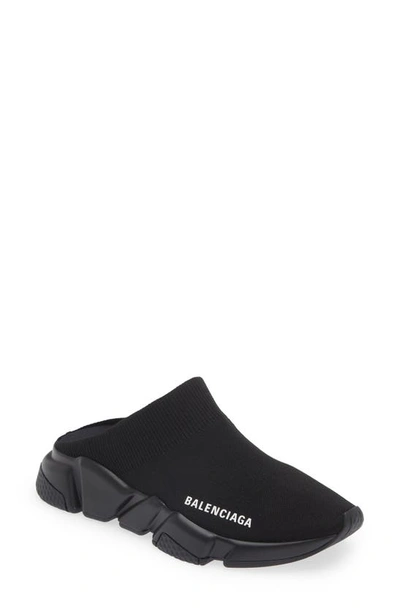 Shop Balenciaga Speed Sneaker Mule In Black