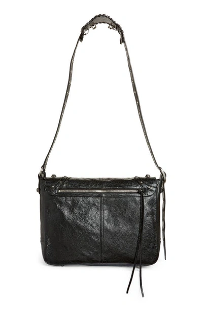 Shop Balenciaga Medium Le Cagole Piercing Messenger Bag In Black