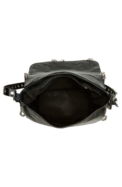 Shop Balenciaga Medium Le Cagole Piercing Messenger Bag In Black