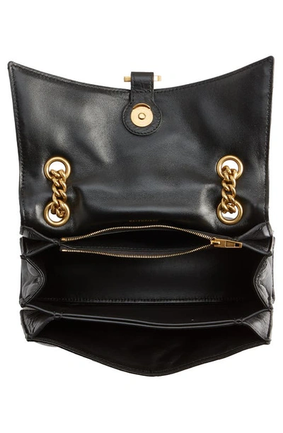 Shop Balenciaga Crush Quilted Leather Shoulder Bag In Black