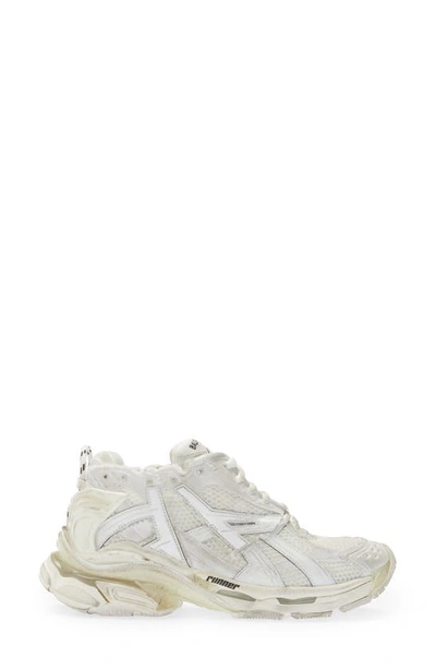 Shop Balenciaga Runner Sneaker In White