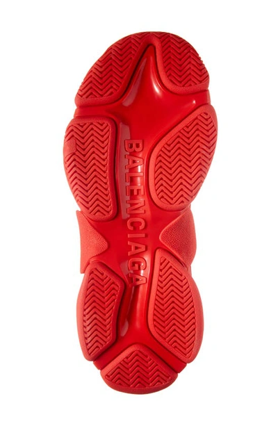 Shop Balenciaga Triple S Sneaker In Tomato Red/ White