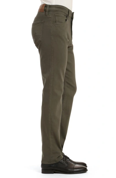 Shop 34 Heritage Courage Slim Straight Jeans In Military Green Comfort