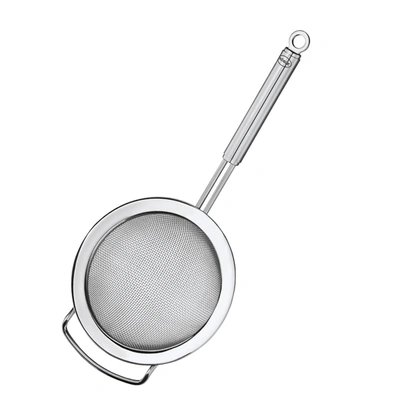 Shop Rosle Stainless Steel Round Handle Coarse Mesh Kitchen Strainer, 7.9-inch In Silver