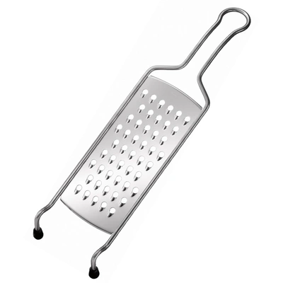 Shop Rosle Stainless Steel Wire Handle Coarse Grater, 16-inch In Silver