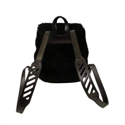 Off-white Women's Black 'montone Binder' Mini Backpack In Black