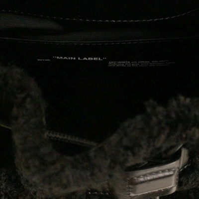 Off-white Women's Black 'montone Binder' Mini Backpack In Black