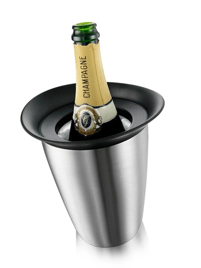 Vacu Vin Rapid Ice Champagne Cooler, Stainless Steel In Silver