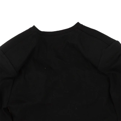 Shop Off-white Black Padded Bra Drape T-shirt