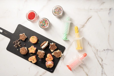 Cuisipro Mini Ice Cream Sandwich Maker 5.8 Inch, Set Of 3 In Multi