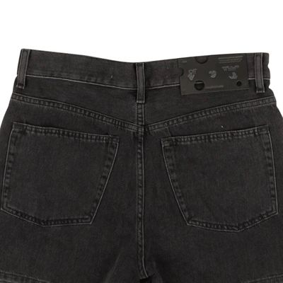 Shop Off-white Black New Denim Jean Shorts