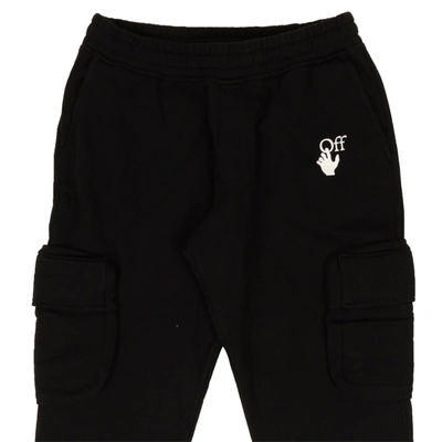 Shop Off-white Black Fuchsia Marker Sweatpants
