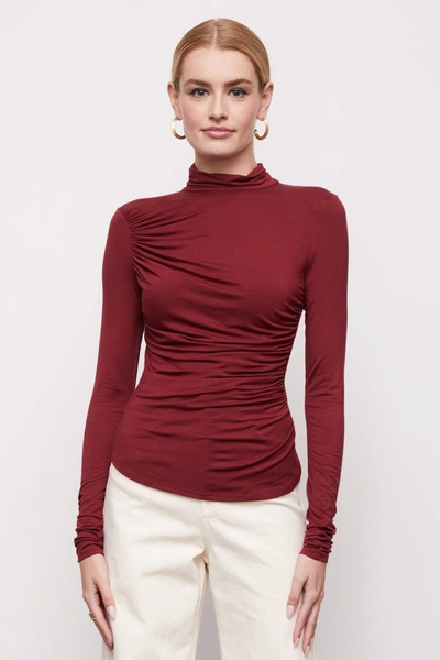 Shop Bailey44 Ximena Top In Cabernet In Red