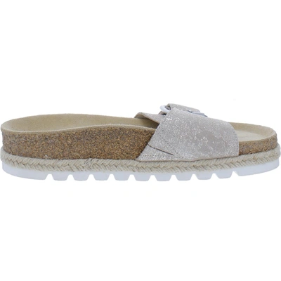 Shop J/slides Lust Womens Leather Slip On Slide Sandals In Multi