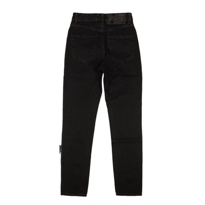 Shop Off-white Black Straight Leg Denim Jeans