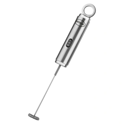 Rosle Stainless Steel Dual Speed Frother With Round Handle, 10.5-inch In Silver