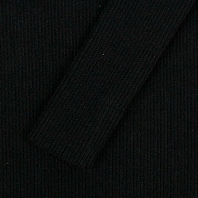 Shop Amiri Women's Off Shoulder Rib Knit Mini Dress - Black