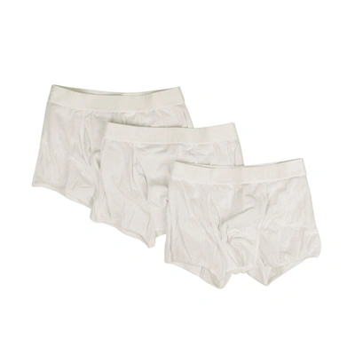 Shop Off-white White Tripack Boxer Shorts