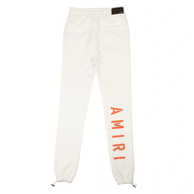 Shop Amiri White Military Stencil Jogger Sweatpants