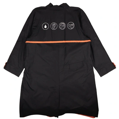 Shop Off-white Black Oversized Raincoat Jacket