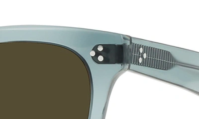 Shop Raen Phonos 53mm Square Sunglasses In Lagoon/ Sequoia