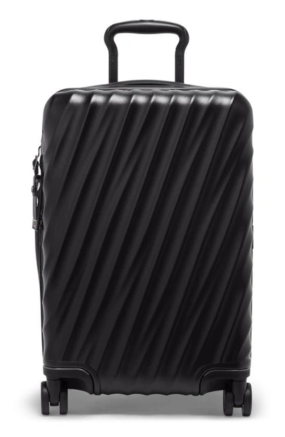 Shop Tumi 22-inch 19 Degrees International Expandable Spinner Carry-on In 6 Black Texture