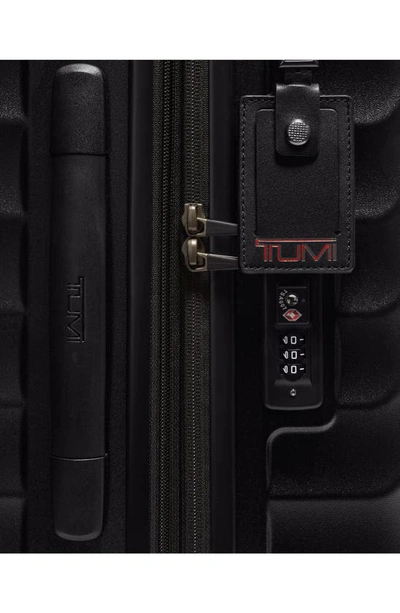 Tumi 22-inch 19 Degrees International Expandable Spinner Carry-on In 6 Black Texture