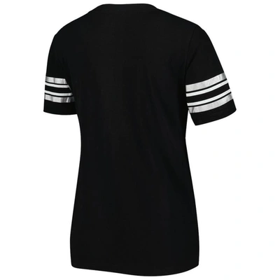 Shop New Era Black Chicago White Sox Team Stripe T-shirt