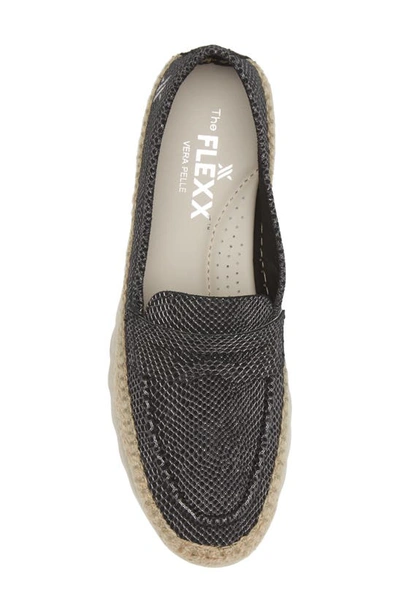 Shop The Flexx Bill Espadrille Loafer In Black
