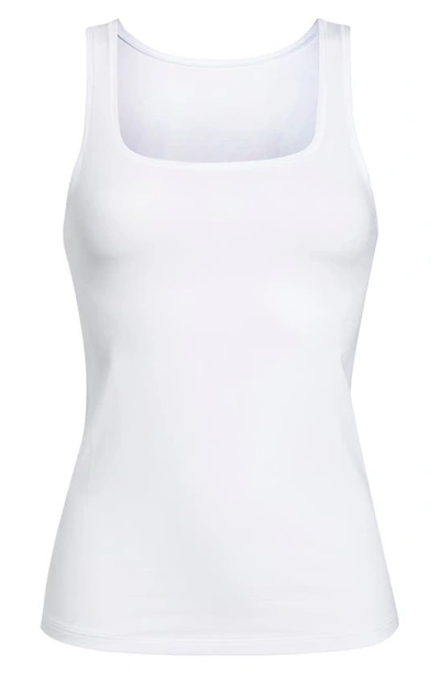 Shop Wacoal Square Neck Cotton Tank In White