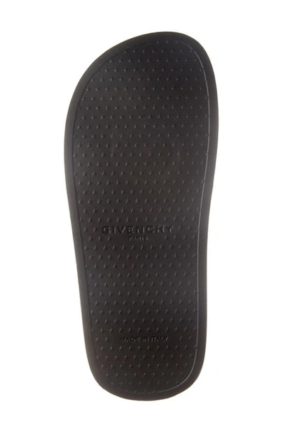 Givenchy 4g Leather-trimmed Embroidered Raffia Slides In Black