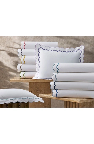 Shop Matouk India Set Of 2 350 Thread Count Cotton Pillowcases In Blush