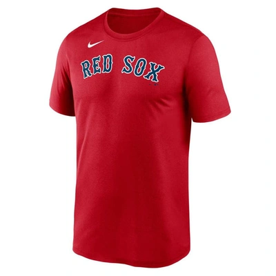 Shop Nike Red Boston Red Sox Wordmark Legend Performance Big & Tall T-shirt