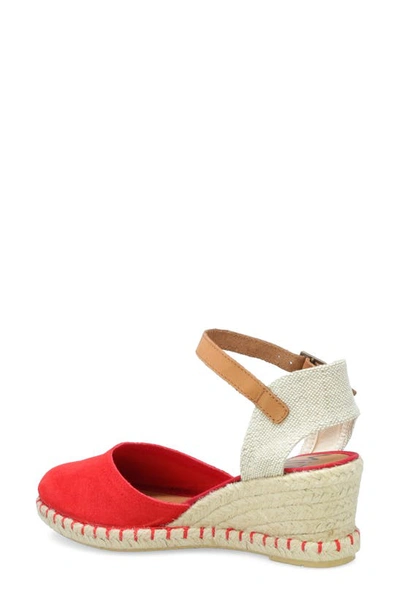Miz Mooz Malena Espadrille Wedge In Cherry