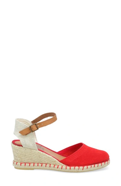 Miz Mooz Malena Espadrille Wedge In Cherry