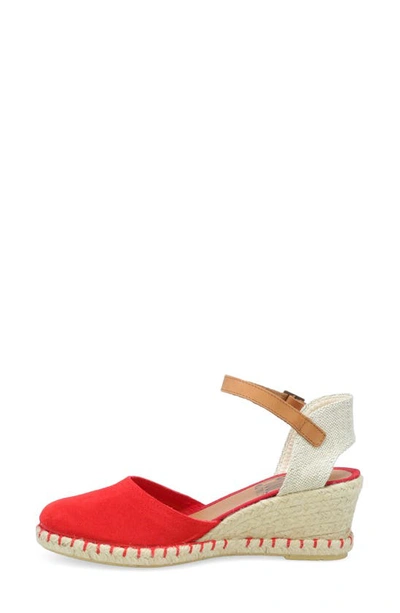 Miz Mooz Malena Espadrille Wedge In Cherry
