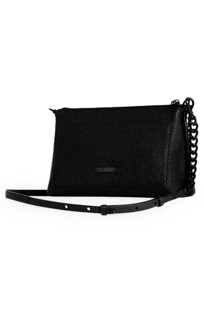 Shop Rebecca Minkoff Megan Leather Crossbody Bag In Black