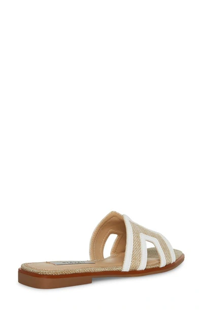 Steven New York Harlien Slide Sandal In White