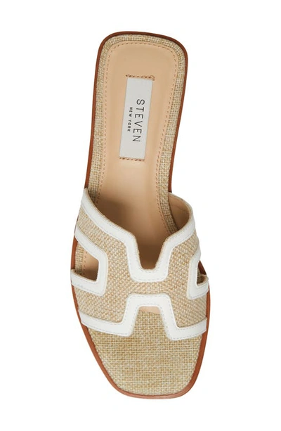 Steven New York Harlien Slide Sandal In White