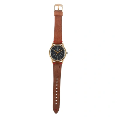 Timex 5 Pack Mk1 40 Mm 24 Hour Leather Strap Military Watch Tw2r96700 (5 Pack Bundle) In Multi