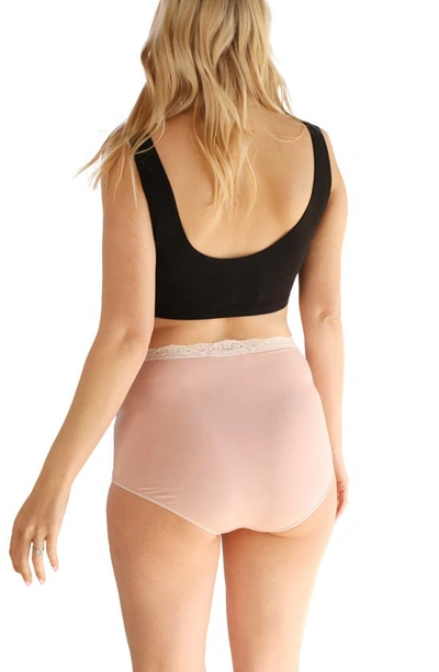 Shop Angel Maternity Assorted 2-pack Maternity Briefs In Nude/ Black