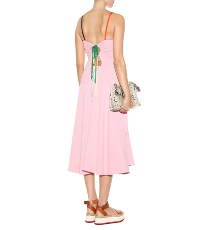 Shop Rosie Assoulin Holy Moley Midi Dress In Pink