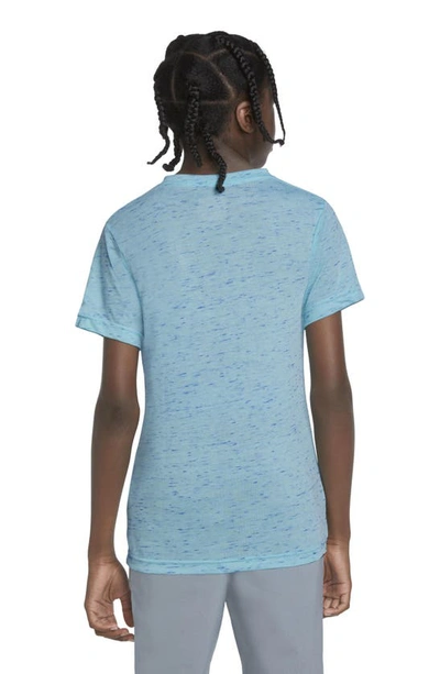 Shop Hurley Kids' Cloud Slub Staple V-neck T-shirt In Tropical Twist