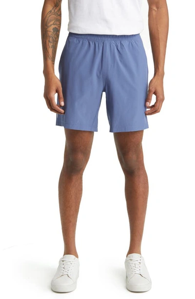 Shop Rhone Mako 7-inch Water Repellent Shorts In Ocean Blue